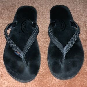 Black Rainbow Sandals